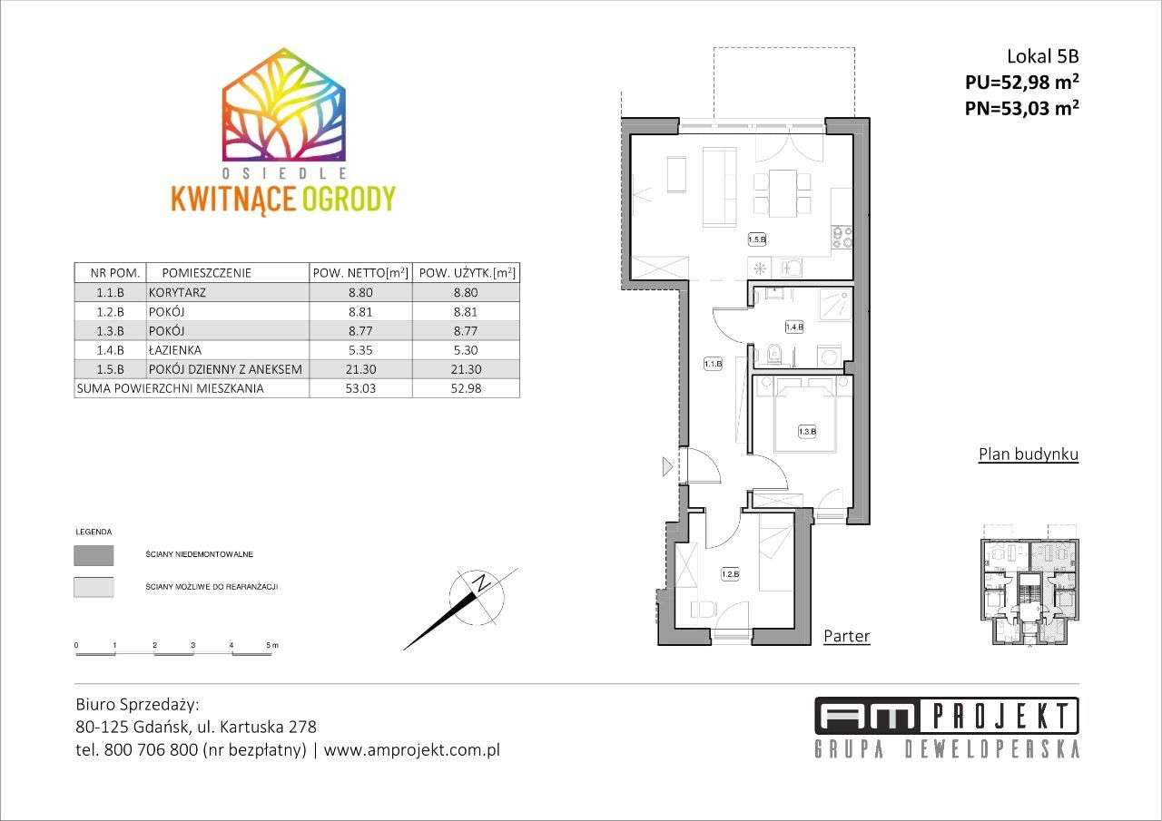 Kwitnące Ogrody | mieszkanie z ogrodem 5.1.B - Pełny obrazek: 4/5