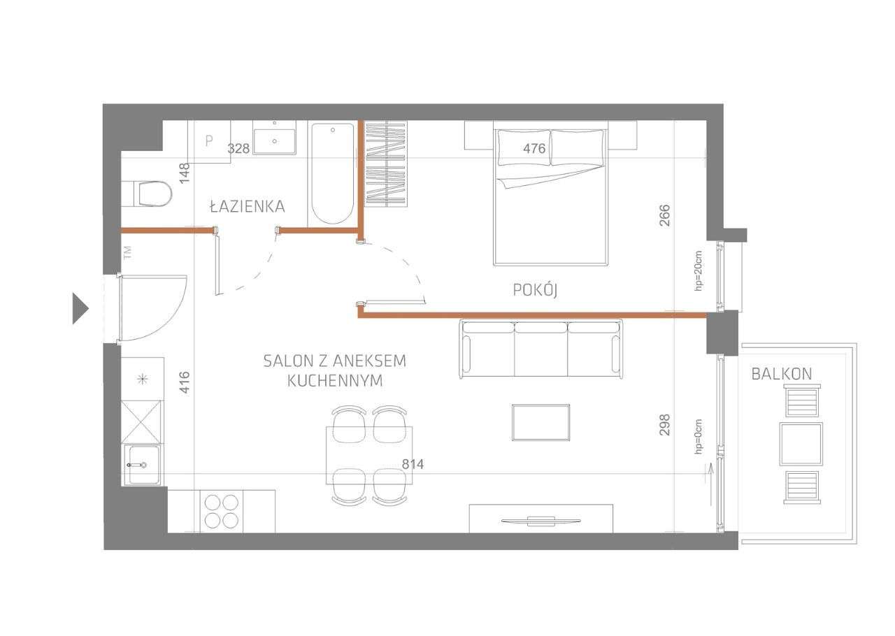 InCity - Apartament 75/M2 - Pełny obrazek: 2/16