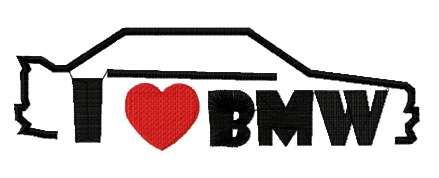 I LOVE BMW logo