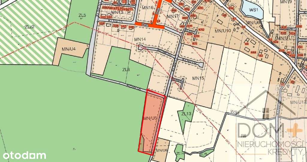 Działka budowlana Gorzyca Gmina Lubin - Pełny obrazek: 4/7