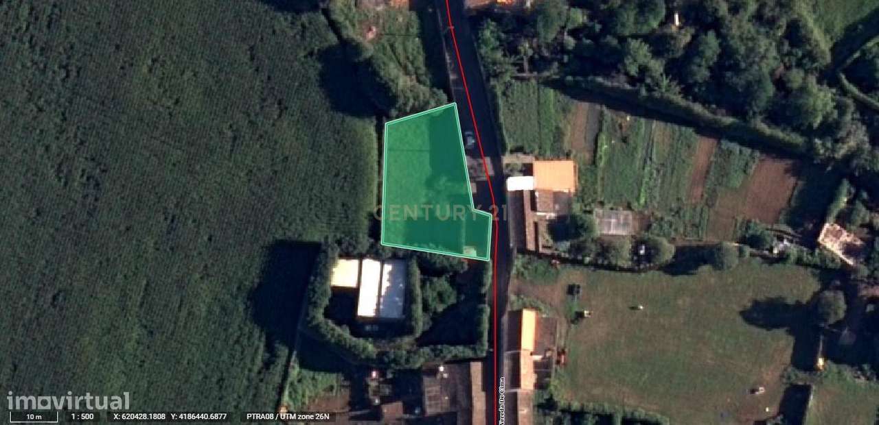 Terreno com potencial para dividir em dois lotes – Fenais da Luz | Pon - Grande imagem: 5/5