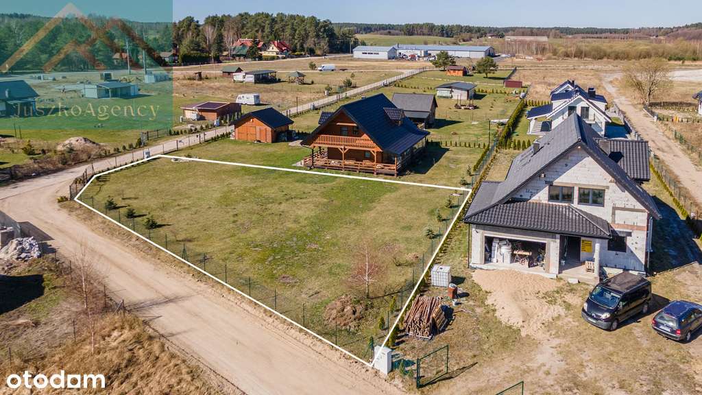 Urokliwa działka 200 metrów od jeziora. Ogrodzona-16