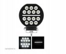 Lampa robocza 14x LED okrągła BUS traktor - 1