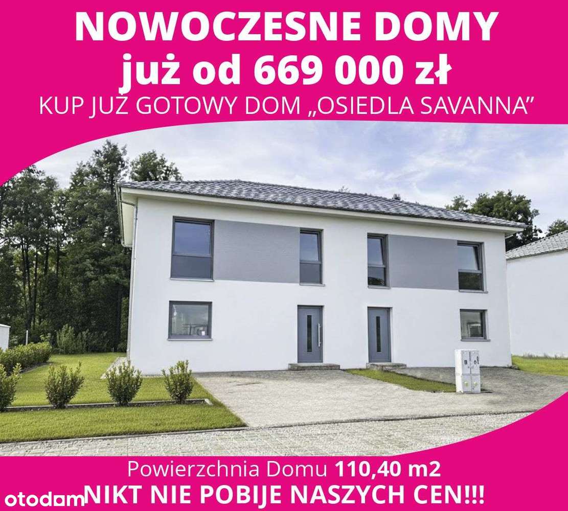 EUROHOME Osiedle Savanna III ZIELONA GÓRA-Już tylko 1 DOM!SPIESZ SIE:) - Pełny obrazek: 1/17