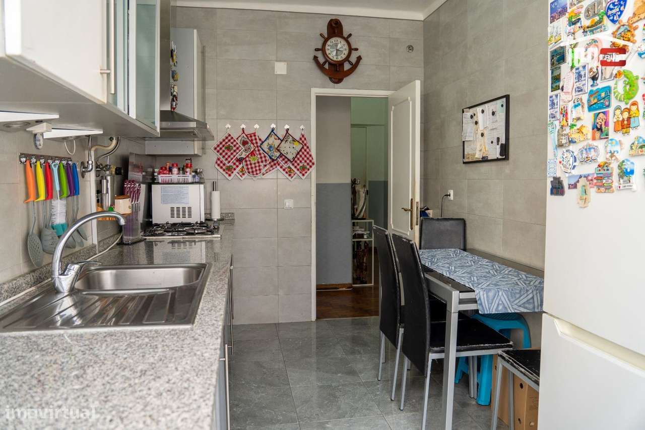 Apartamento T3, 1ºandar, Coz. Semi-Equipada, Muito Luminoso, Marqui...-4
