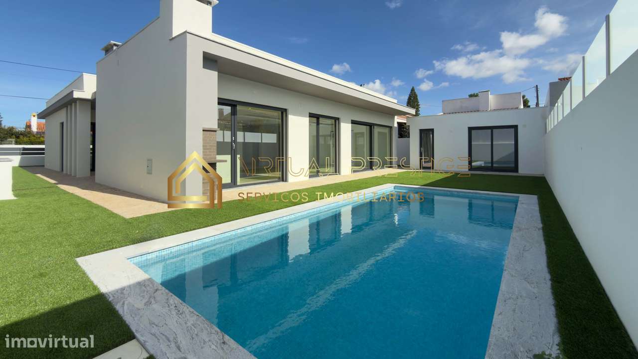 Moradia Térrea T4 Nova com Piscina em S. Simão – Azeitão-0