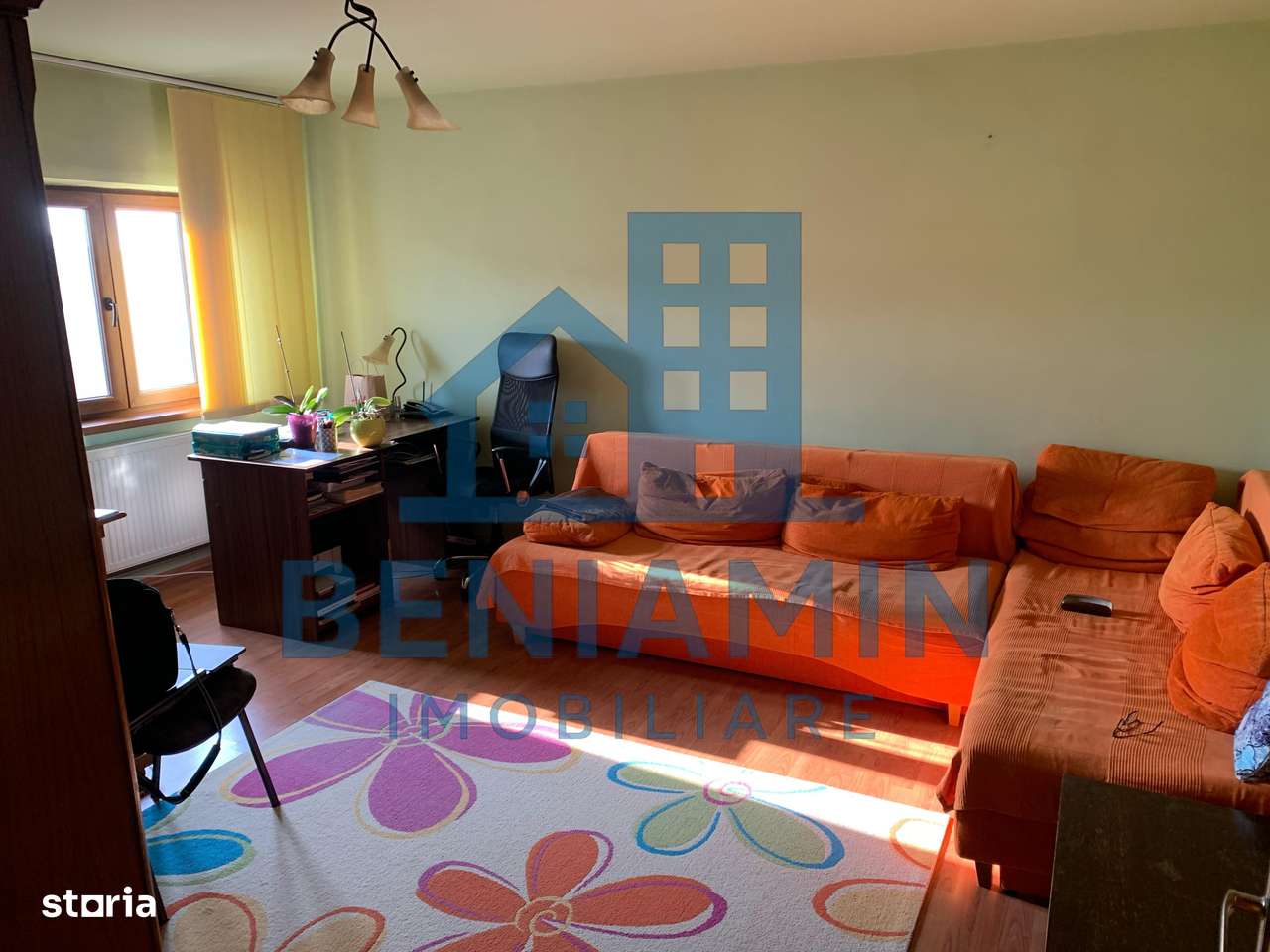 2 Decomandate-George Enescu-Bloc 1993-Suprafata 62mp-Centrala termica - Imagine principală: 1/9