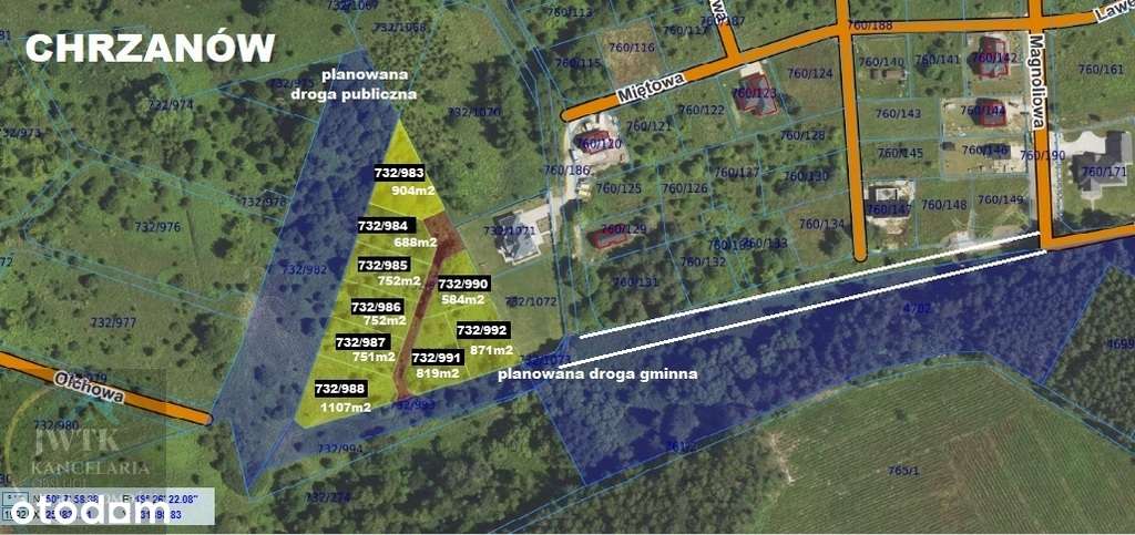 Prestiżowe działki - uL. Topolowa - Kościelec-3