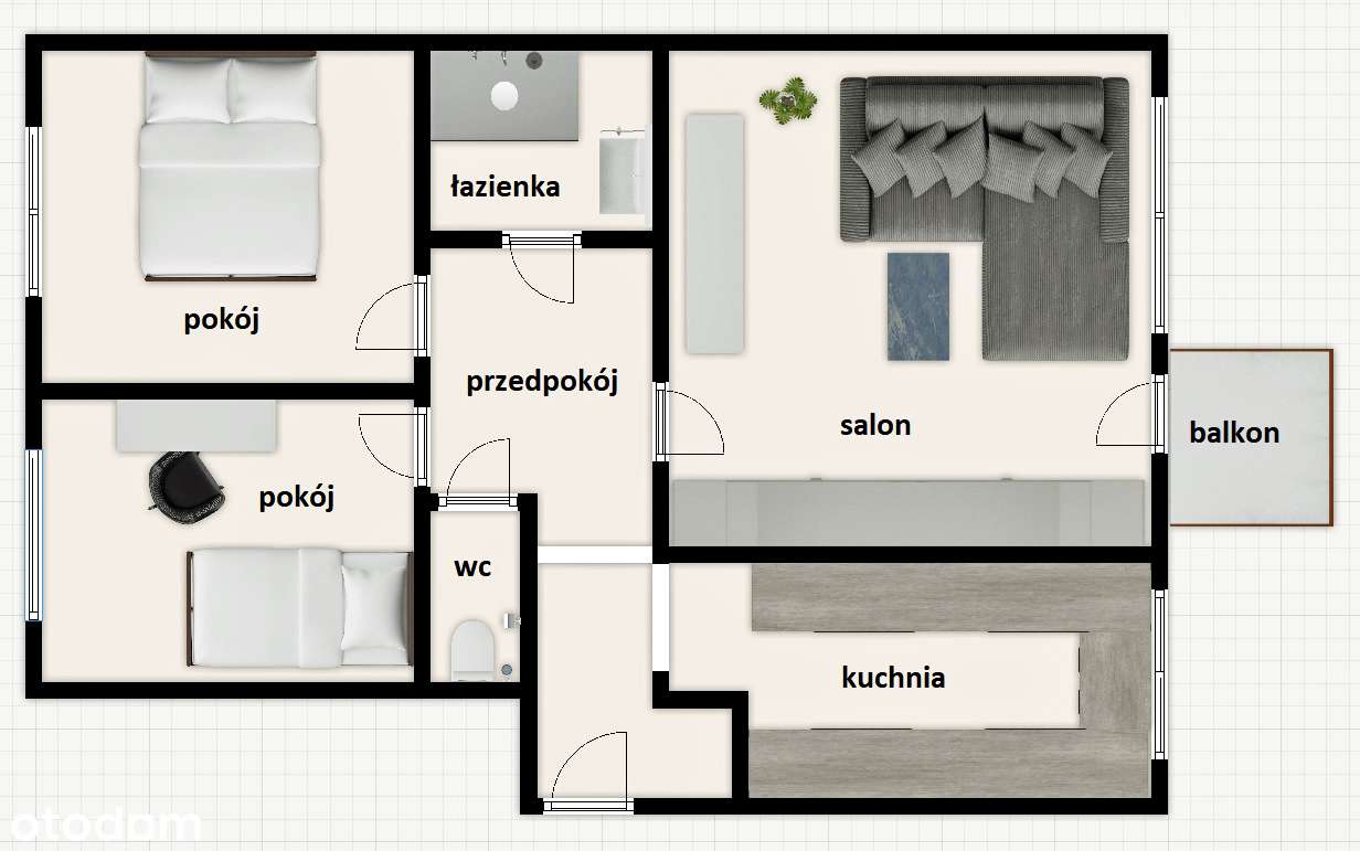 3 pokoje | po remoncie | zielona okolica | do wejścia | do negocacji!-2