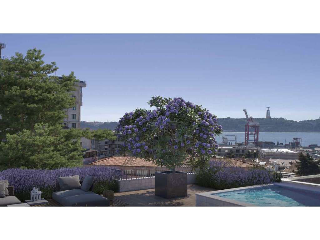 Apartamento T3 com varanda e estacionamento na Estrela-19