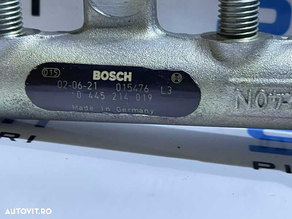 Rampa Presiune Injectoare FARA Senzor Peugeot Boxer 2.0 HDI 2001 - 2005 Cod 0445214019 - 2