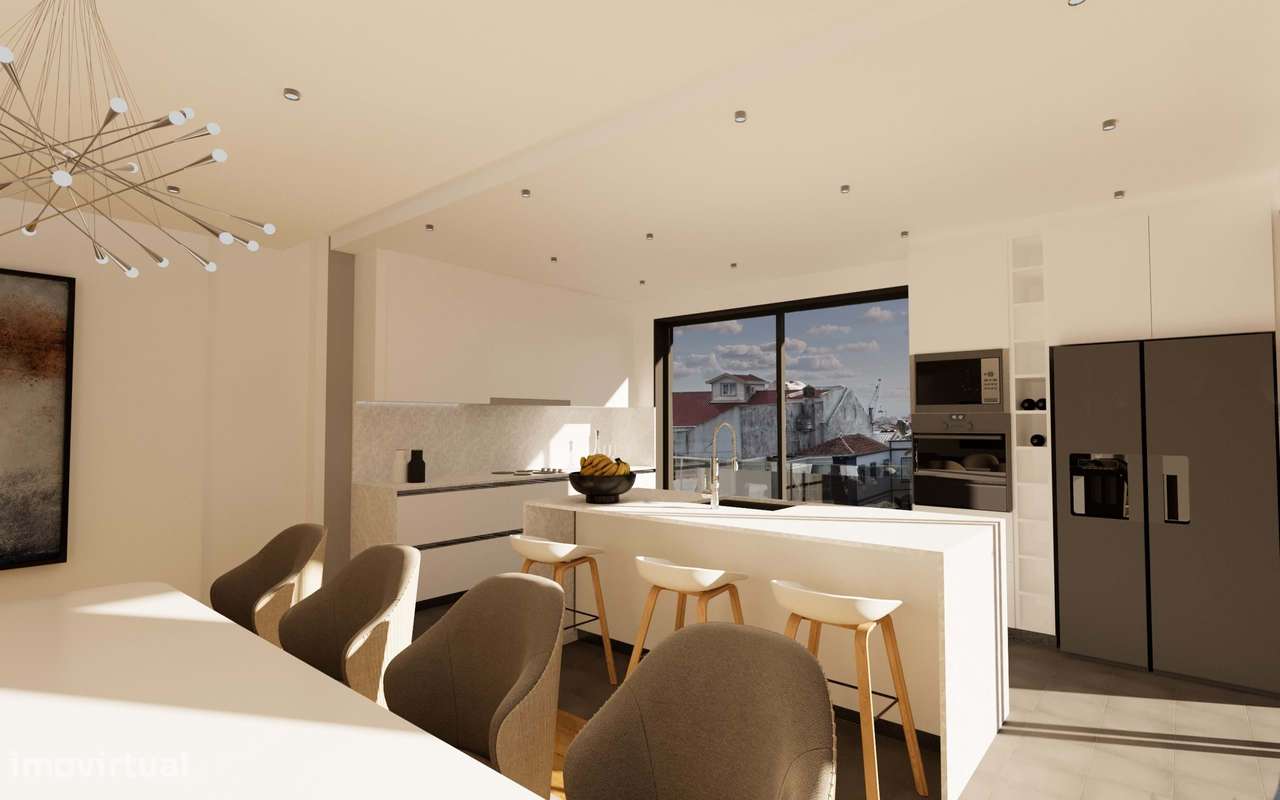 Apartamento T4 com vista mar e jacuzzi, em Ponta Delgada - Grande imagem: 4/13