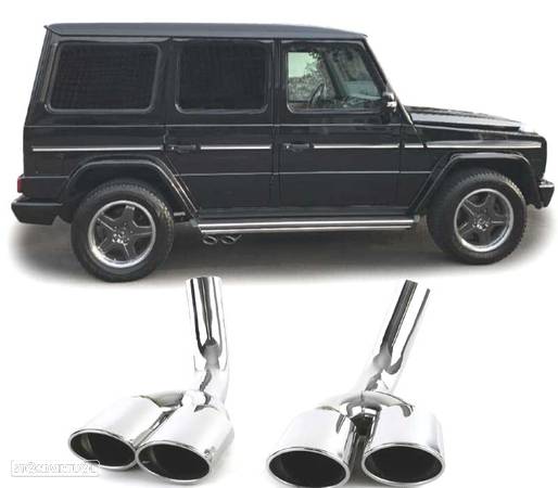 PONTEIRA ESCAPE PARA MERCEDES G- W463 89- LOOK AMG G500 G55 - 1