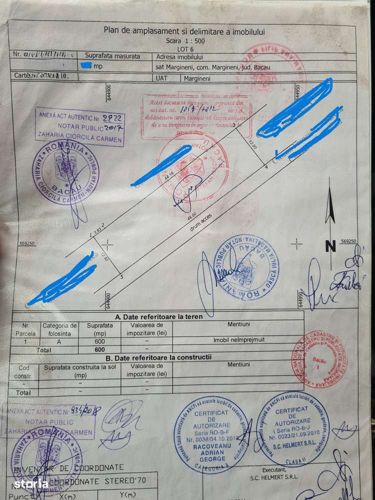 Teren 1100 mp intravilan Lilieci, Bacau - Imagine principală: 1/1