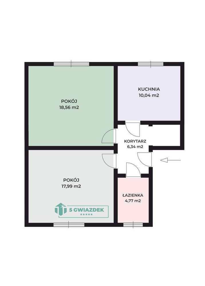 Mieszkanie na I piętrze w świetnej lokalizacji. - Pełny obrazek: 5/18