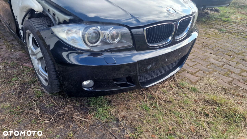 black sapphire metallic BMW e87 E81 zderzak przód xenon M-Pakiet - 3