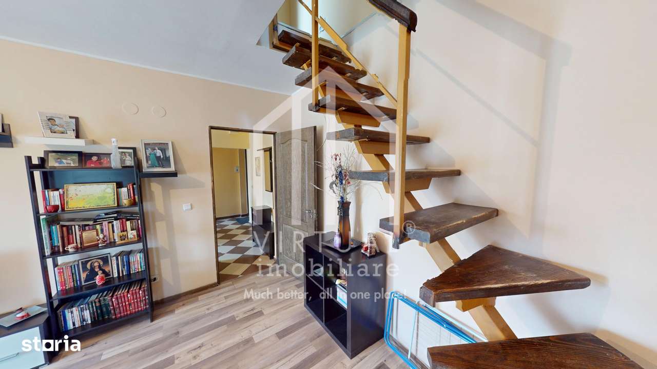Apartament tip mansarda de vanzare in Sibiu 4 camere 89mp Vasile Aaron - Imagine principală: 1/13