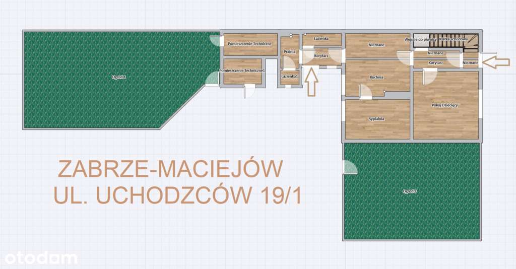 Mieszkanie z ogrodem Zabrze-Maciejów blisko Gliwic-14