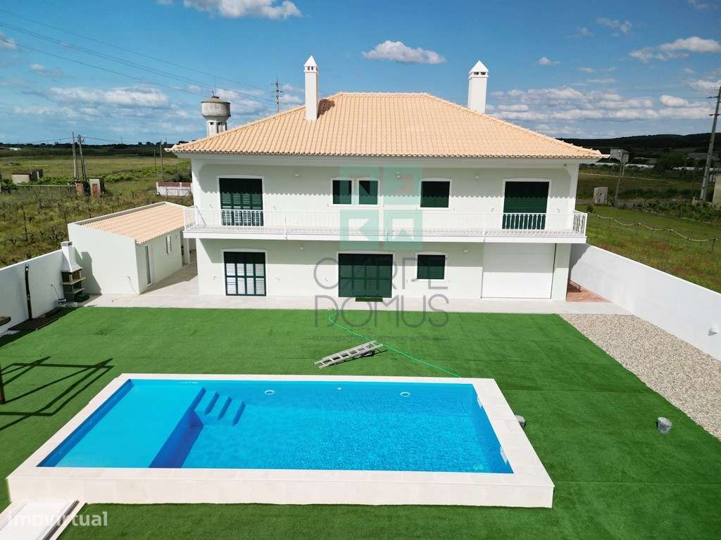 Excelente nova moradia T5 com piscina, em lote 7580m2, em Alpiarça,...-58