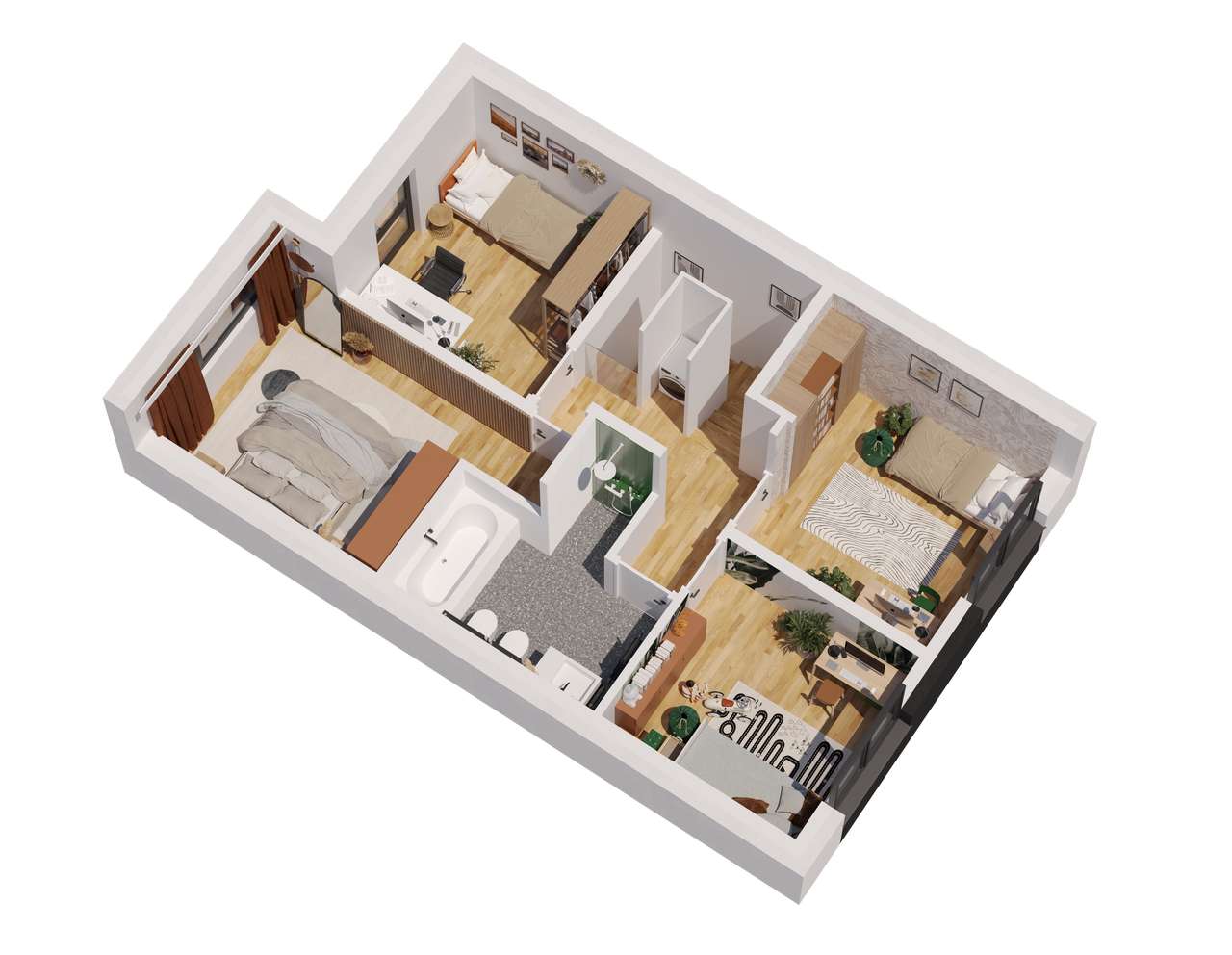 Dom jednorodzinny w zabudowie szeregowej Choroszcz - Pełny obrazek: 4/9