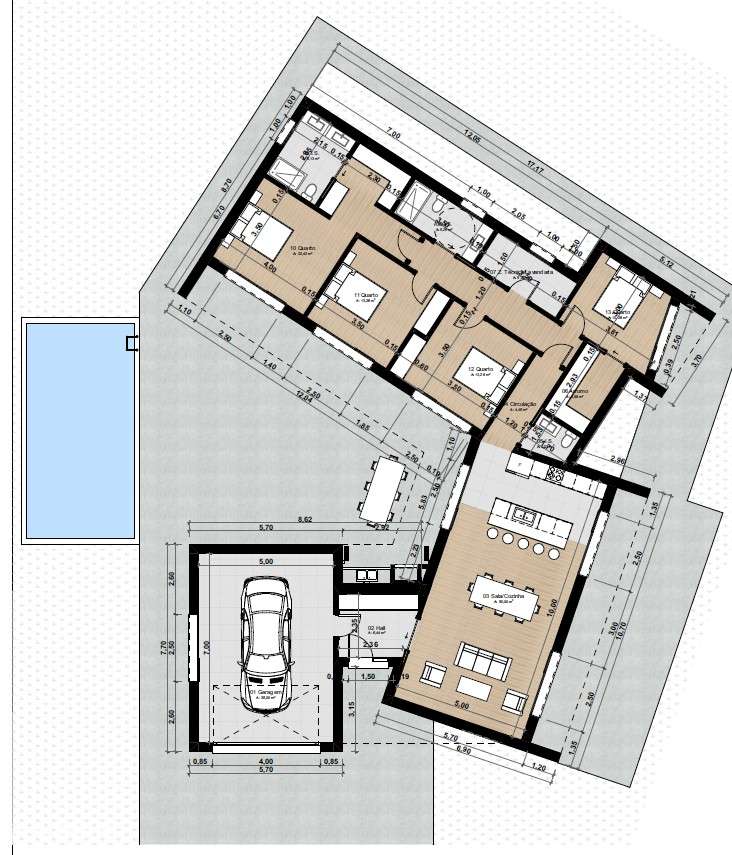 Moradia Isolada Térrea - Arquitetura Moderna-8
