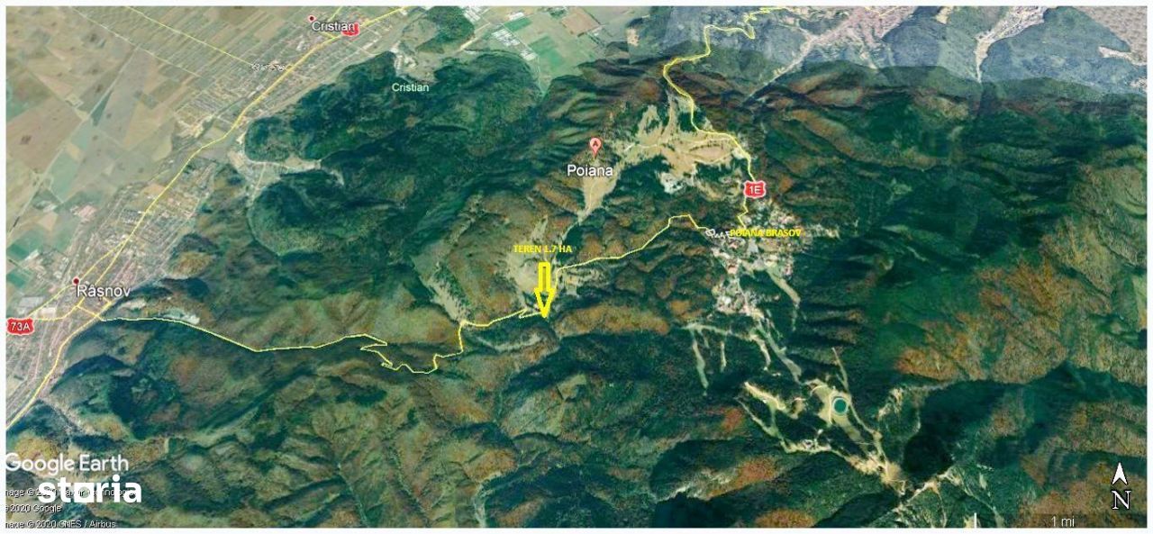 TEREN INTRAVILAN  POIANA BRASOV POIANA AVIATORILOR