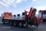 Mercedes-Benz AROCS 3240 / 8X4 / PLATFORMA 7.2m + HDS PALFINGER PK 22002 / TRIDEM / AXIE DE DIRECȚIE LIFTATOR / FURCI / RADIOCOMANDĂ - 16