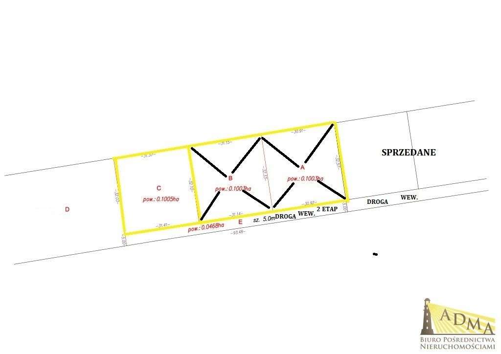 Działka budowlana Przeczyce 1005 mkw - Pełny obrazek: 5/5