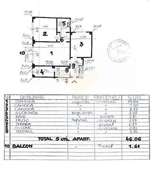 Apartament 3 Camere Titulescu