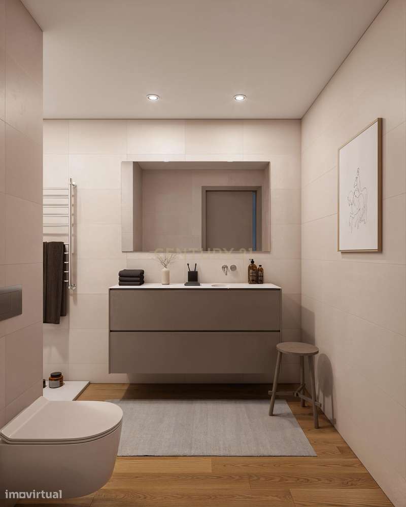 Gião Park – T2 NOVO com elevador, varanda, garagem e arrumos - Grande imagem: 5/14