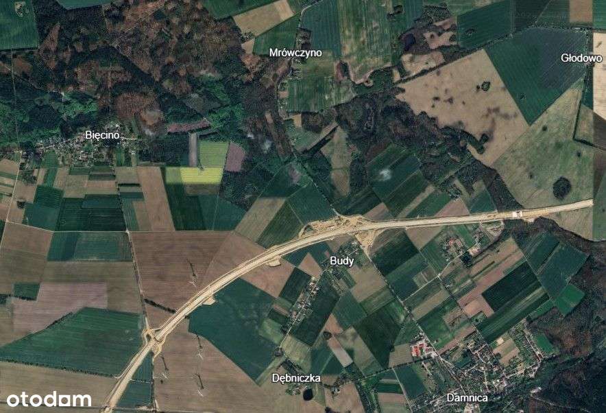 6,3 HA Działka Inwestycyjna Damnica / Budy Przy S6-1