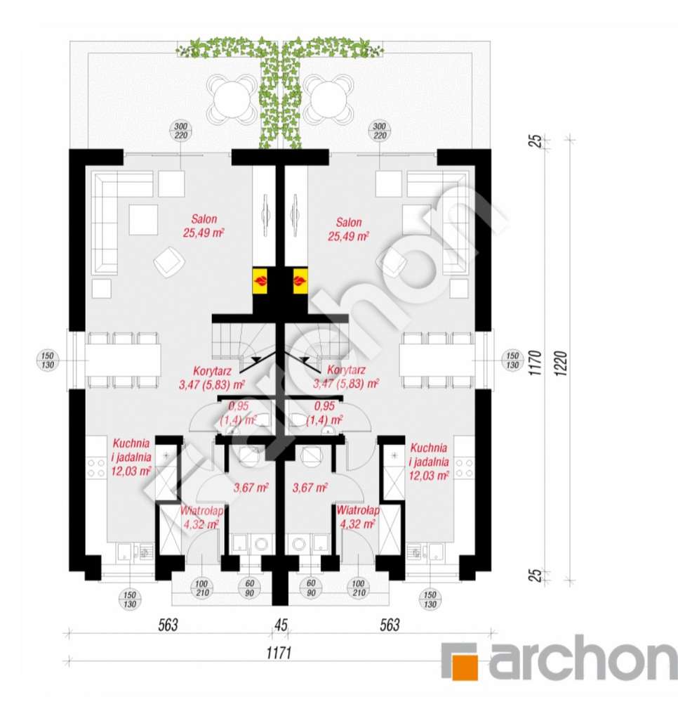 Bezpośrednio! Promocja do końca roku Dom 105m² w zielonej okolicy - Pełny obrazek: 4/7