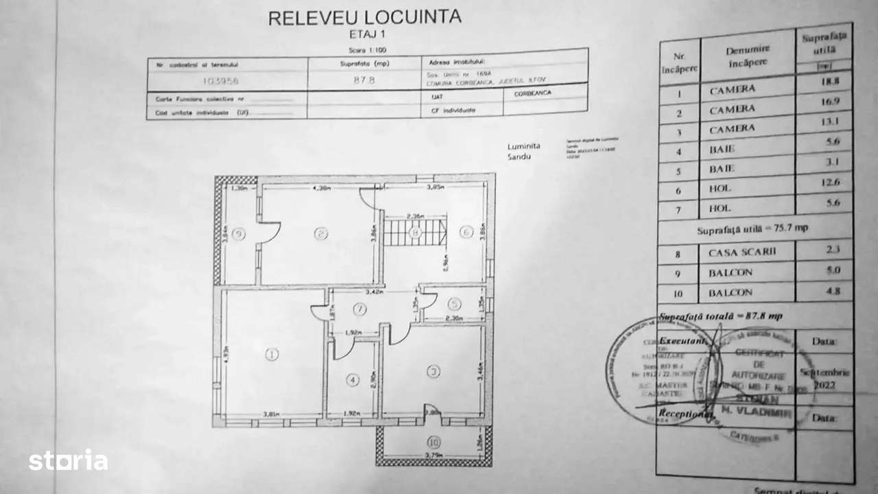 Casă P+1 curte 800 mp in Corbeanca, la sosea-18