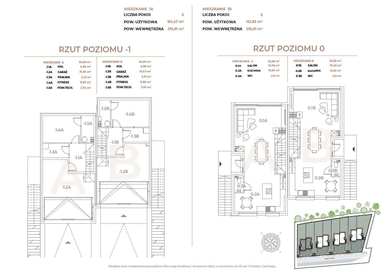 Działka z PnB + gotowy projekt 8 domów w zabudowie bliźniaczej-5