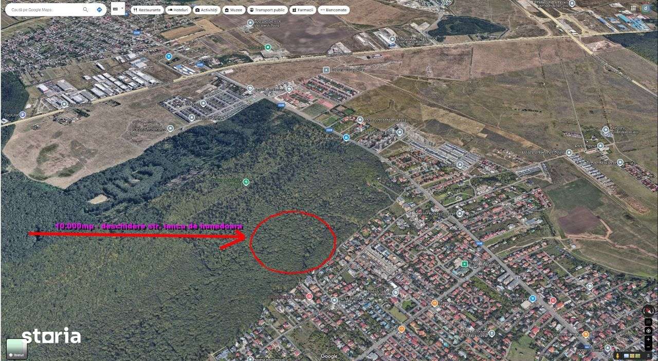 Teren Bucuresti 10.000mp padurea Baneasa - Imagine principală: 1/4