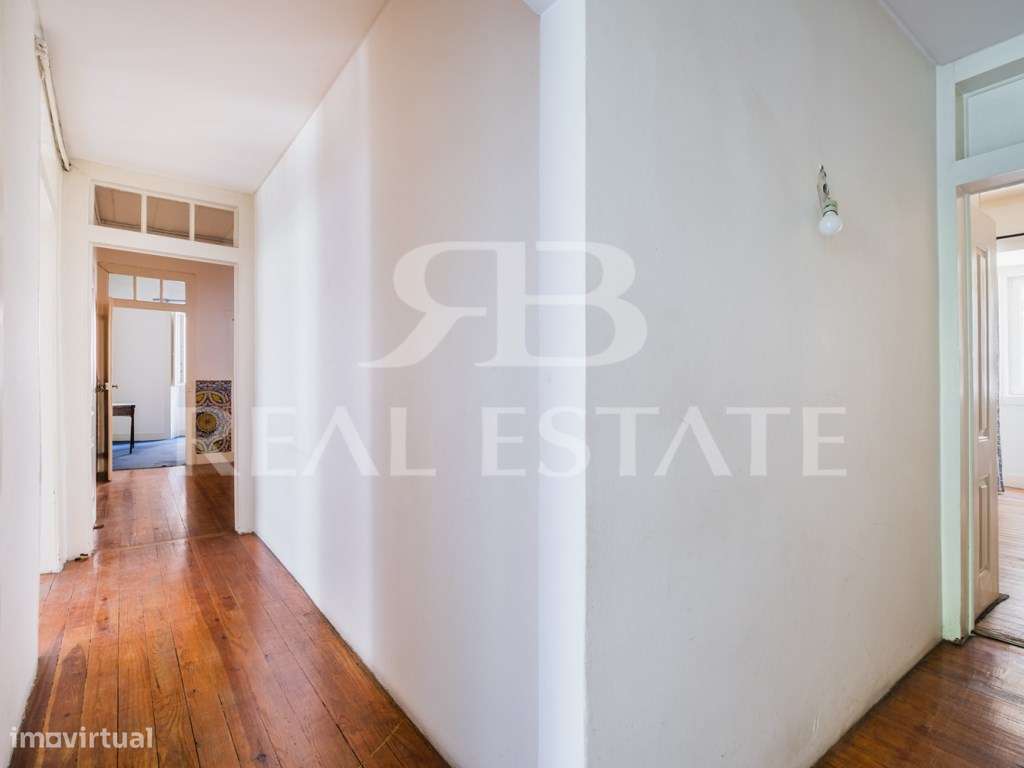 T3+2 na ESTRELA / Santos-o-Velho, centro de Lisboa.-9