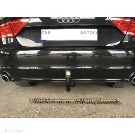 Carlig de remorcare pentru Audi  A 7 - 4 usi, qoatro combi- sistem demontabil automat - vertical - din 03.2011/- - 10