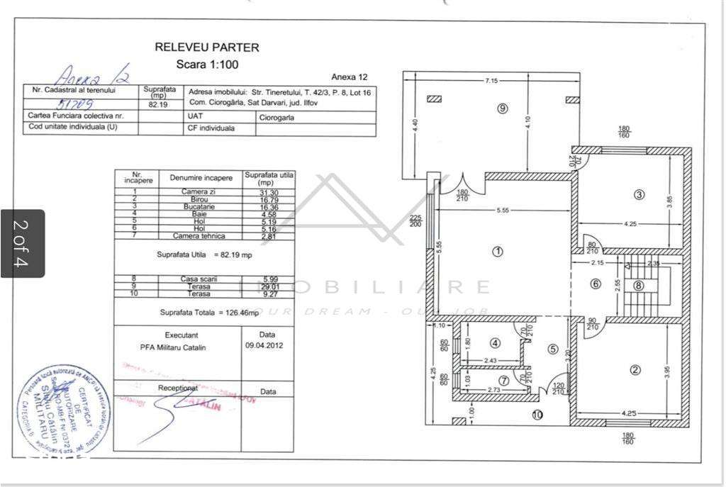 DE VANZARE VILA 7 CAMERE CIOROGARLA TEREN 500 MP -  LA CHEIE-13