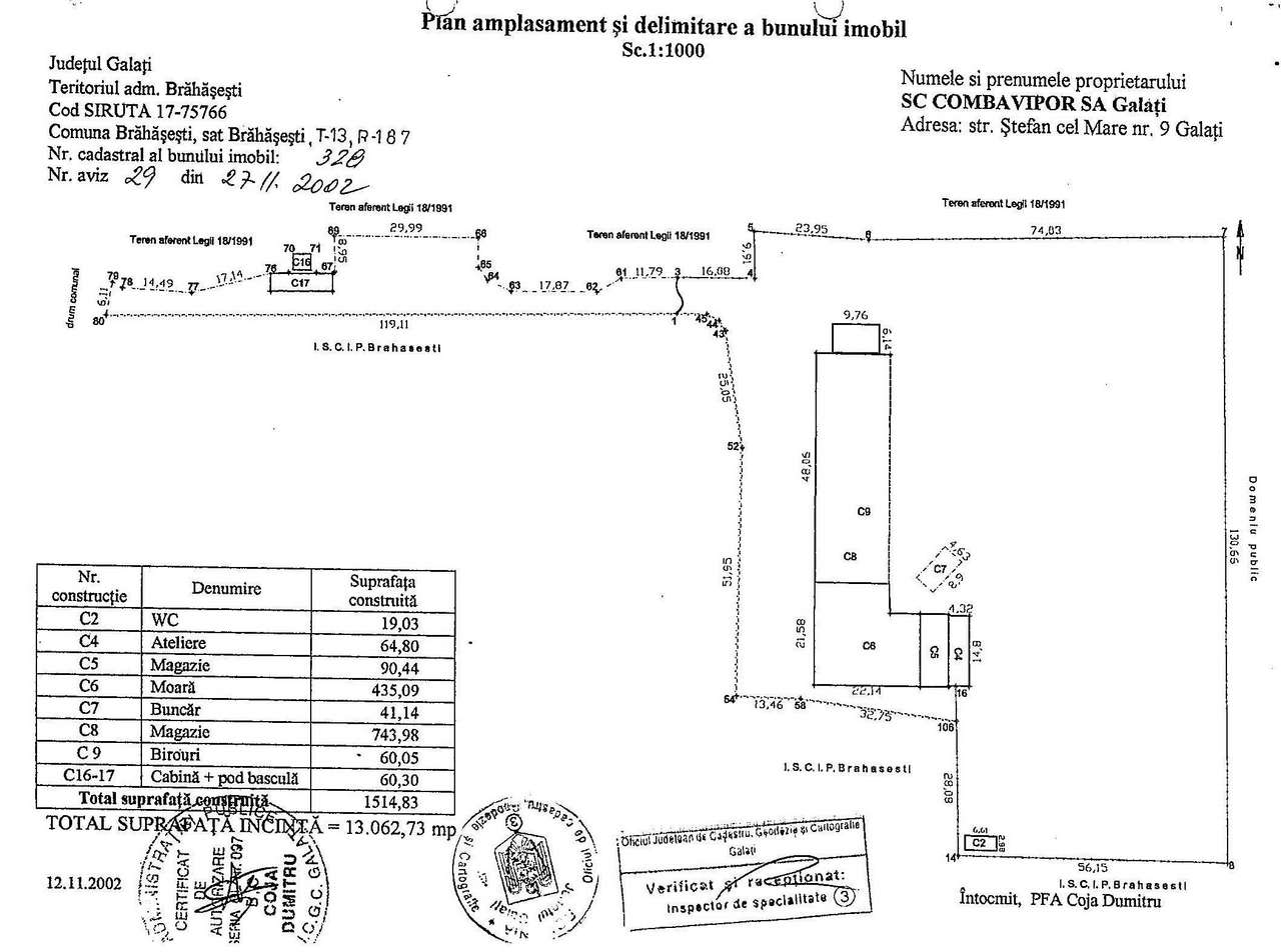 Vindem teren intravilan Brahasesti, Comision Zero!! - Imagine principală: 2/2