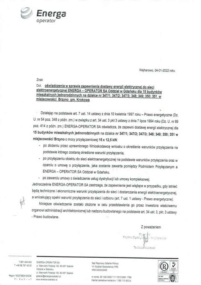 Działki bud. 500m od jeziora w Brzynie, stara cena-4