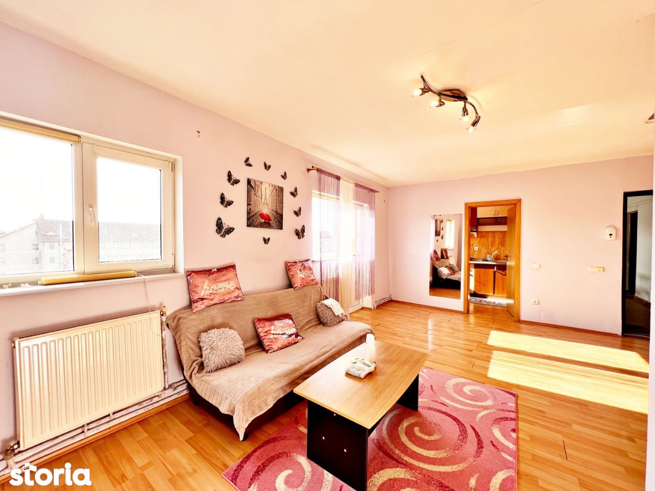 Apartament decomandat 3 camere (la mansarda) Sibiu Vasile Aaron-Com 0%