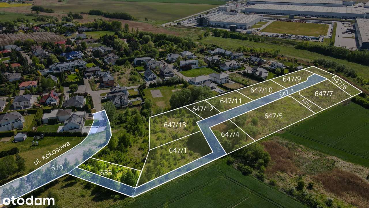 Działka rezydencjonalna przy os. Zielonym - Chyby-3