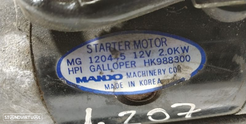 Motor De Arranque Hyundai Galloper Ii (Jk-01) - 5