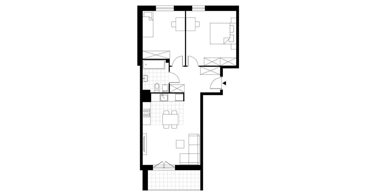 3-pokojowe mieszkanie 64m2 Bez Pośredników - Pełny obrazek: 4/9