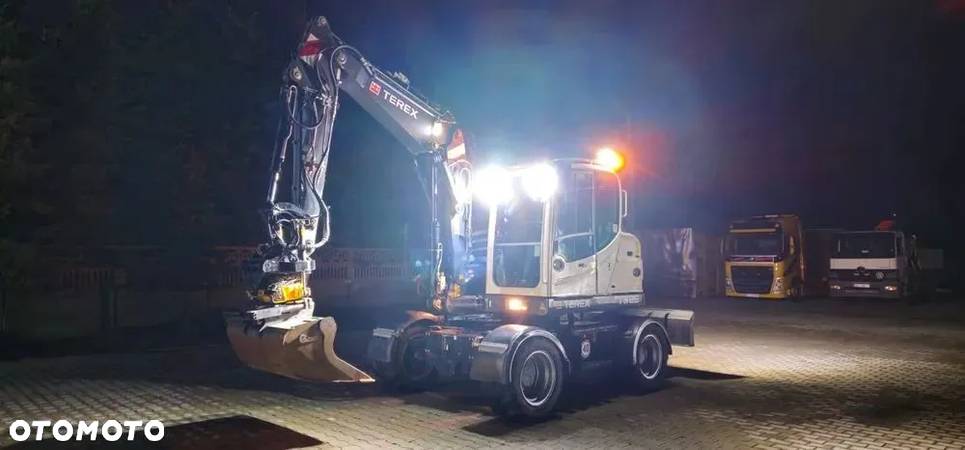 Terex TW85  rototilt z szczypcami webasto super  stan 4 łyżki widły - 29