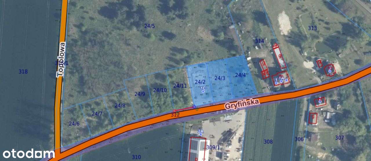 Wyjątkowa okazja działka bud Chwarstnica Gryfino-2