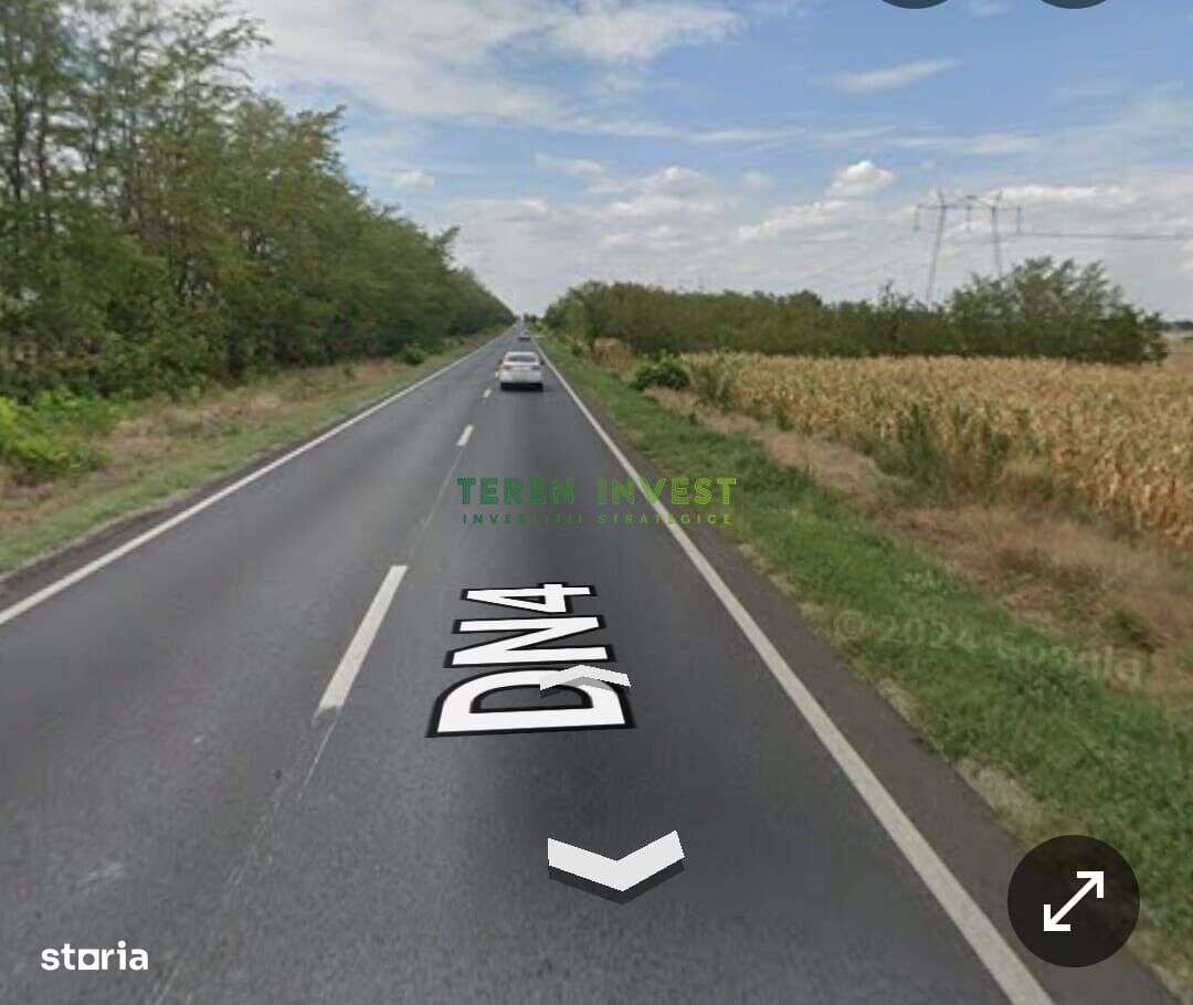 De vânzare teren în Frumușani – 1900 mp, utilități, acces DN 4! - Imagine principală: 1/5