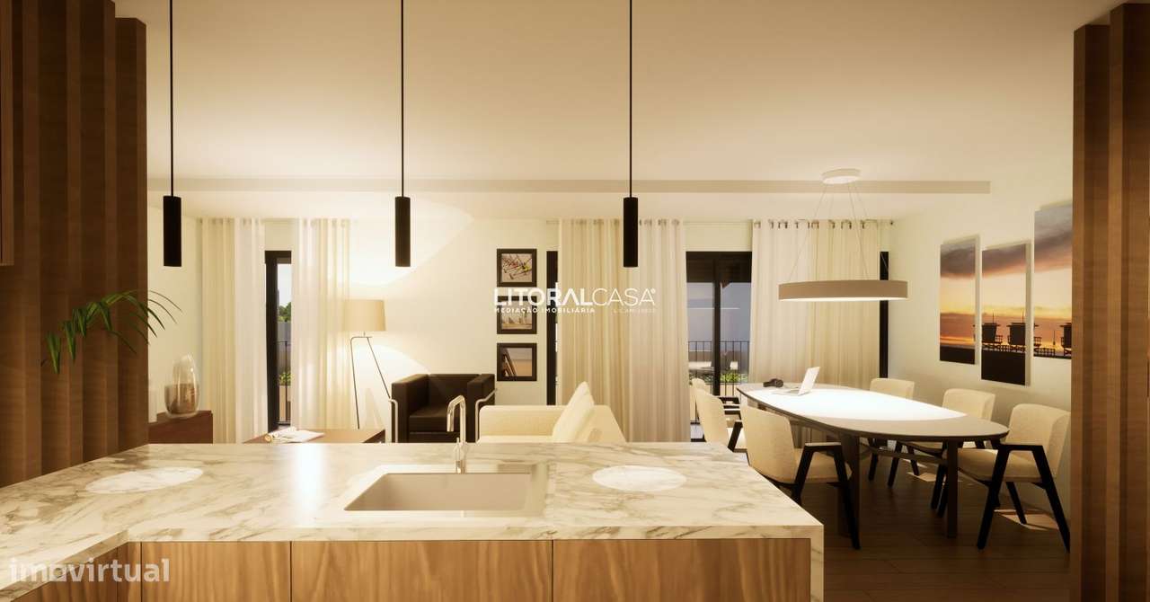 Maravilhoso T2 no centro histórico da cidade com terraço e garagem - Grande imagem: 3/16