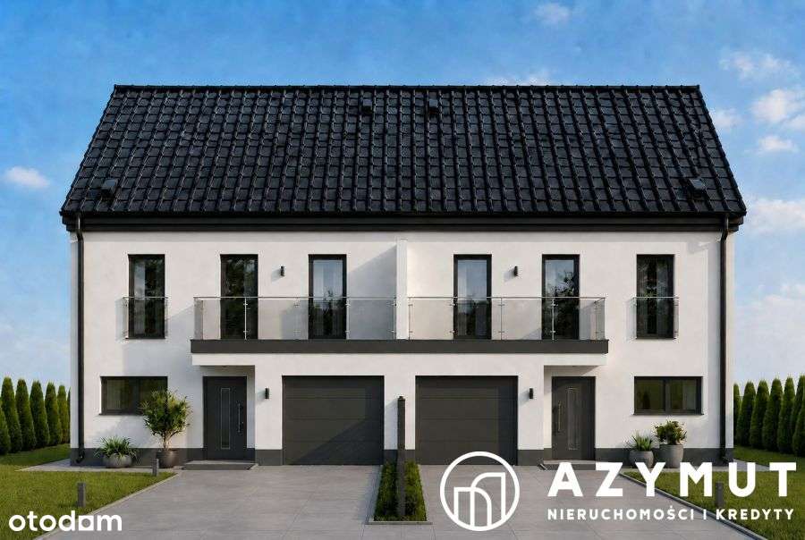 Nowoczesny dom dwulokalowy 118,61 m2 + garaż 17,88