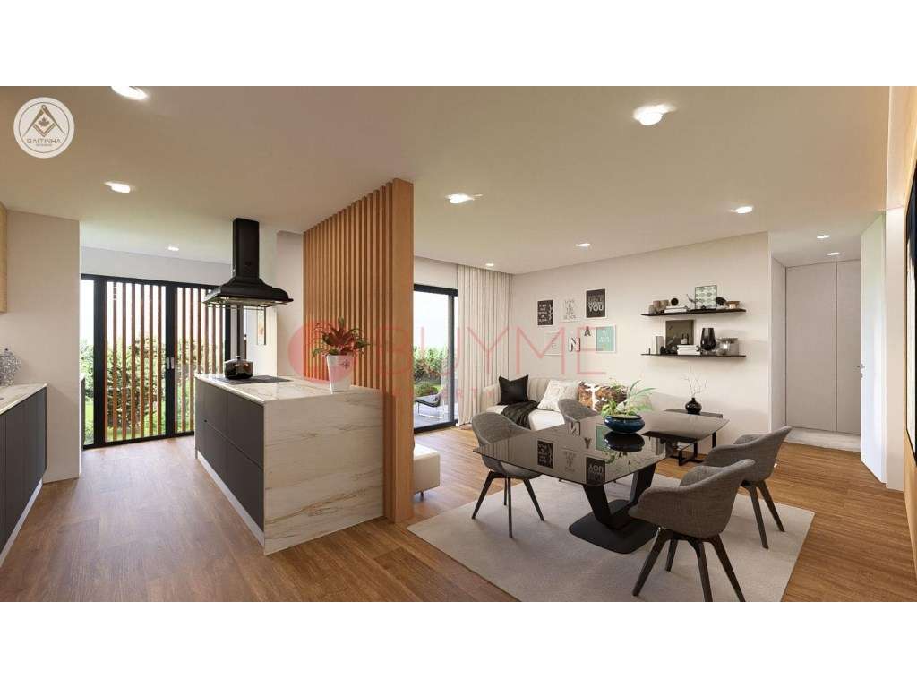 Luxuoso Apartamento T2 com terraço privativo, piscina comum e estac... - Grande imagem: 4/23